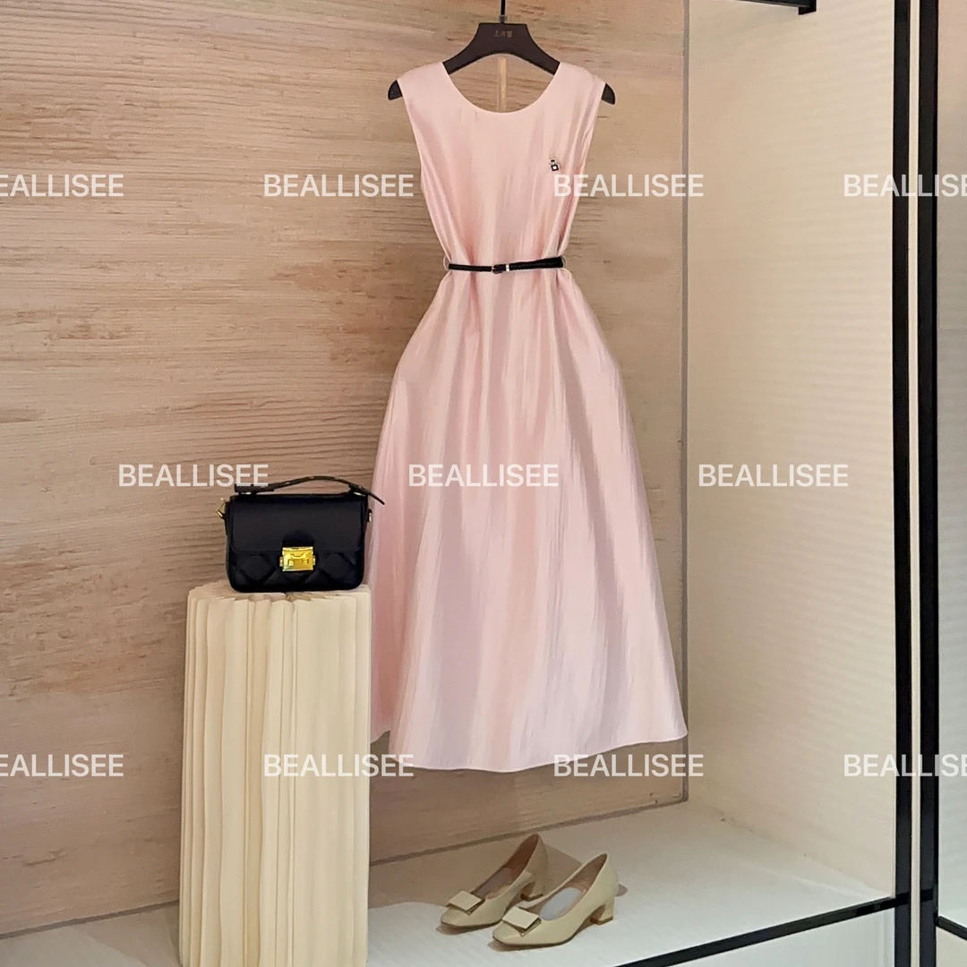 【宠粉价】夏季新款无袖显瘦国风时尚气质宽松连衣裙W-A696