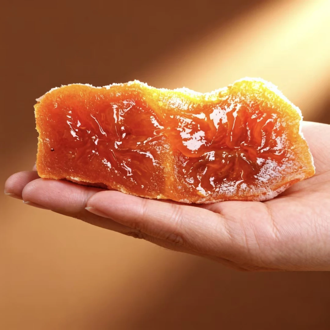 2025年正宗陕西富平霜降流心吊柿饼果肉软糯干净独立包装整箱包邮