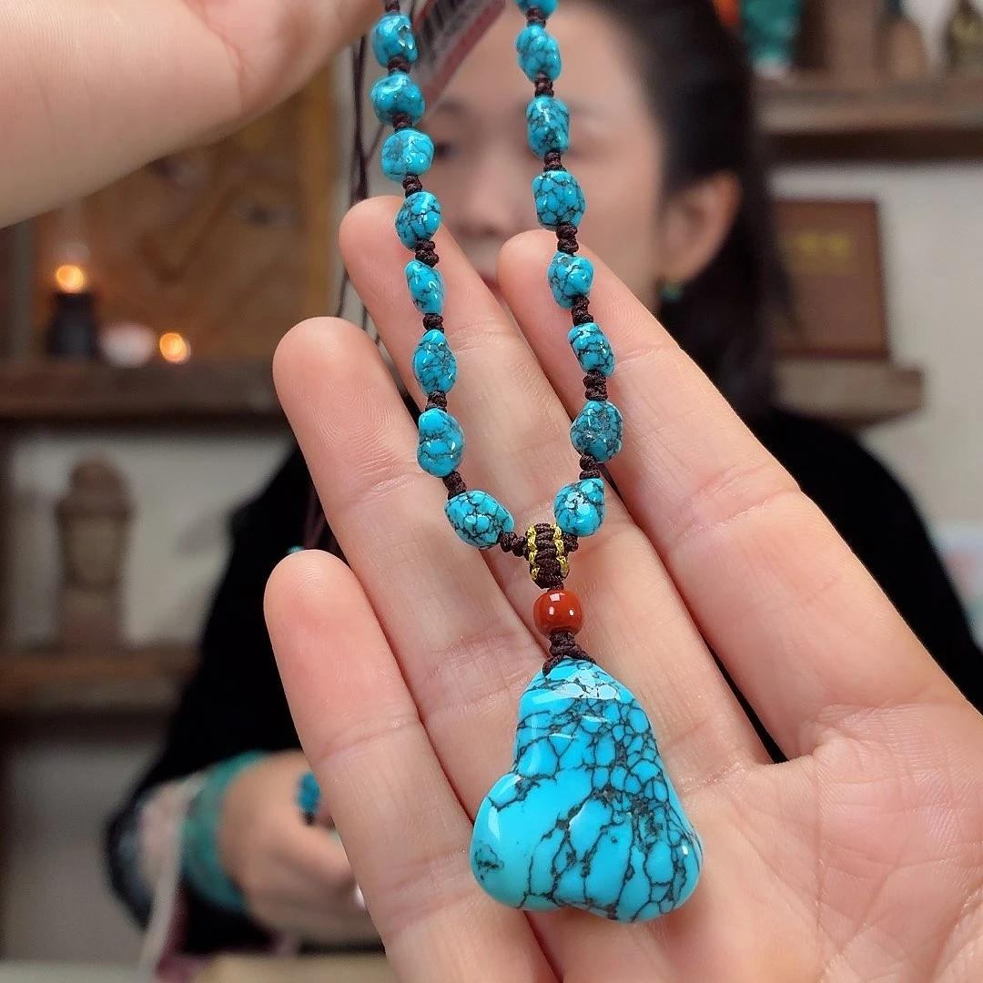 未镶嵌绿松石珠宝奇石