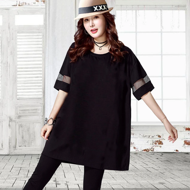 佐爽2025新款夏装加肥加大码女装200斤胖仙女mm宽松T恤上衣套装