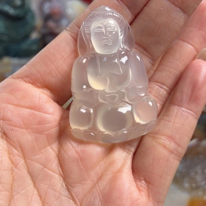 玛瑙/玉髓未镶嵌吊坠(不含链)