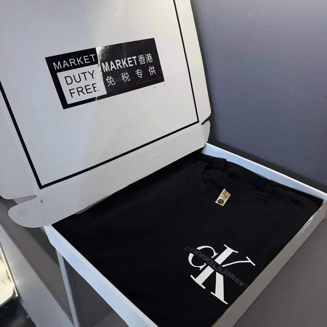【CCCKKK】2025纯棉轻奢男女同款潮流T恤