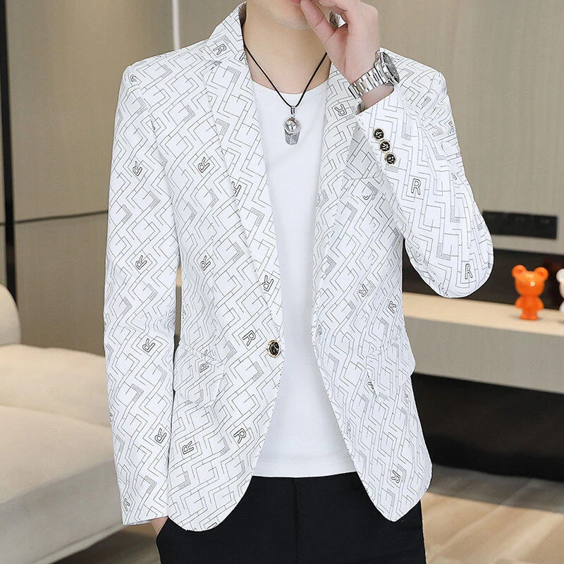 小西装男士男款春秋季外套韩版修身薄款痞帅男士休闲男潮流单件