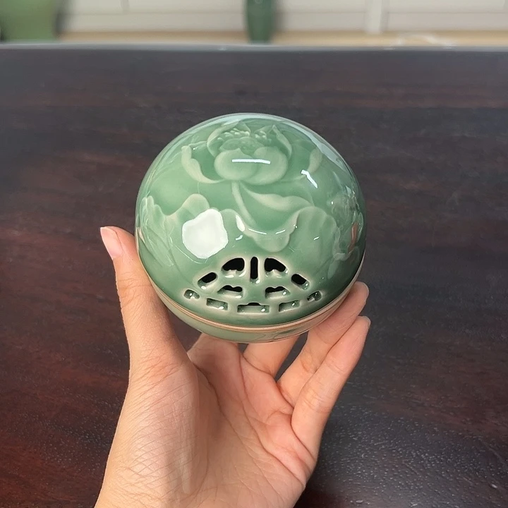 龙泉云间青瓷小米茶器