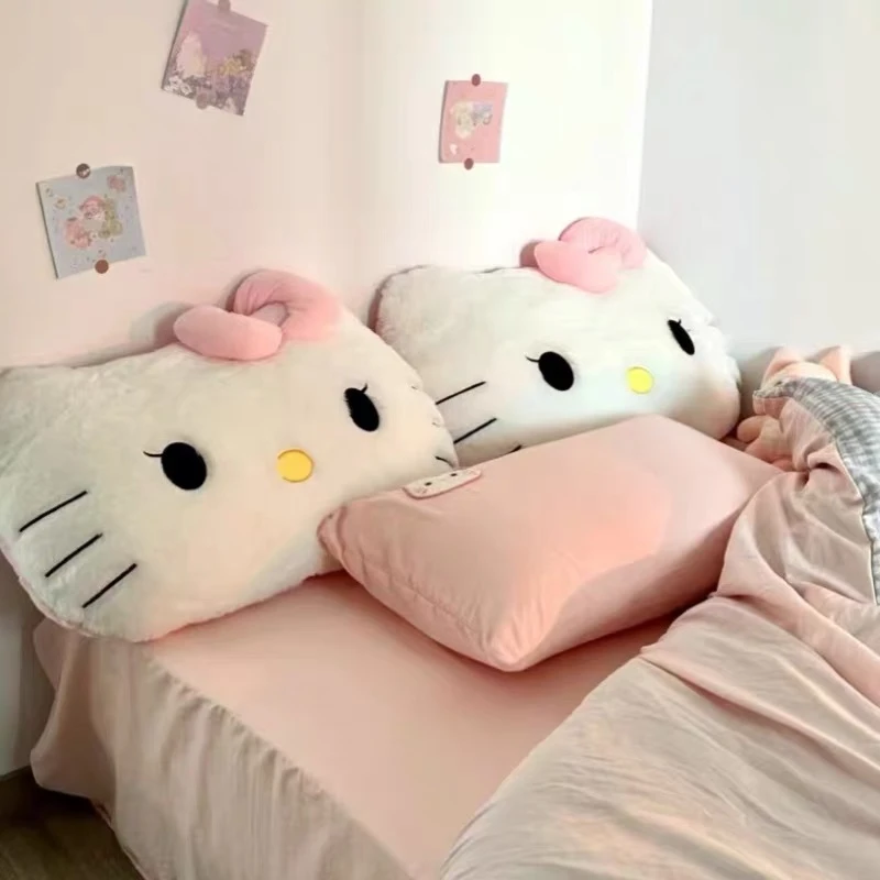 蝴蝶结kt凯蒂猫靠枕床头靠垫宿舍大靠背垫汽车抱枕
