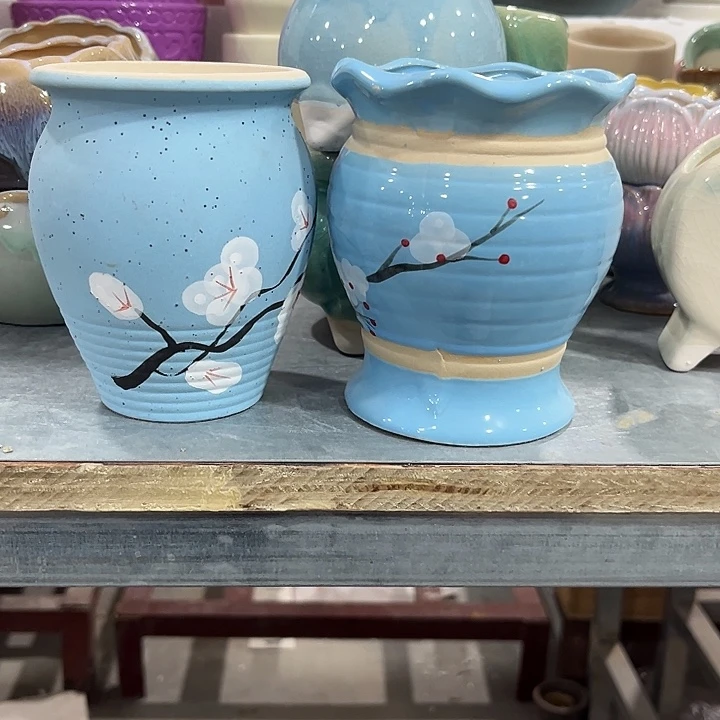 有孔！福利价陶瓷花盆全场10包邮