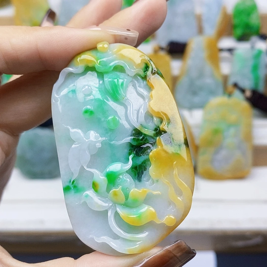 定制翡翠未镶嵌天然翡翠A货