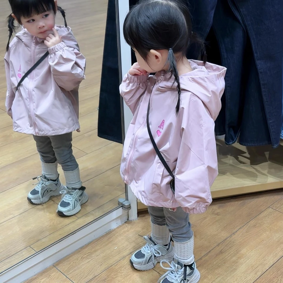 红桃A套装冲锋衣+打底裤两件套2025春夏季新款洋气冲锋衣两件套