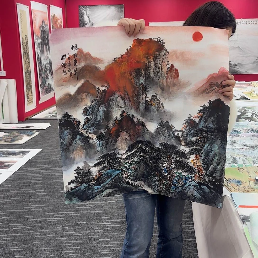 国画国画作品纯手绘