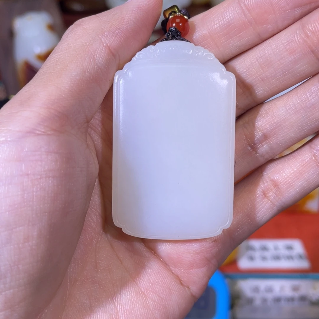 洪***伟和田玉未镶嵌挂件