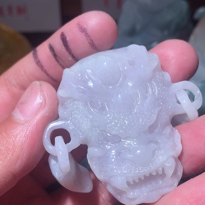 翡翠未镶嵌颈饰保真天然a货翡翠