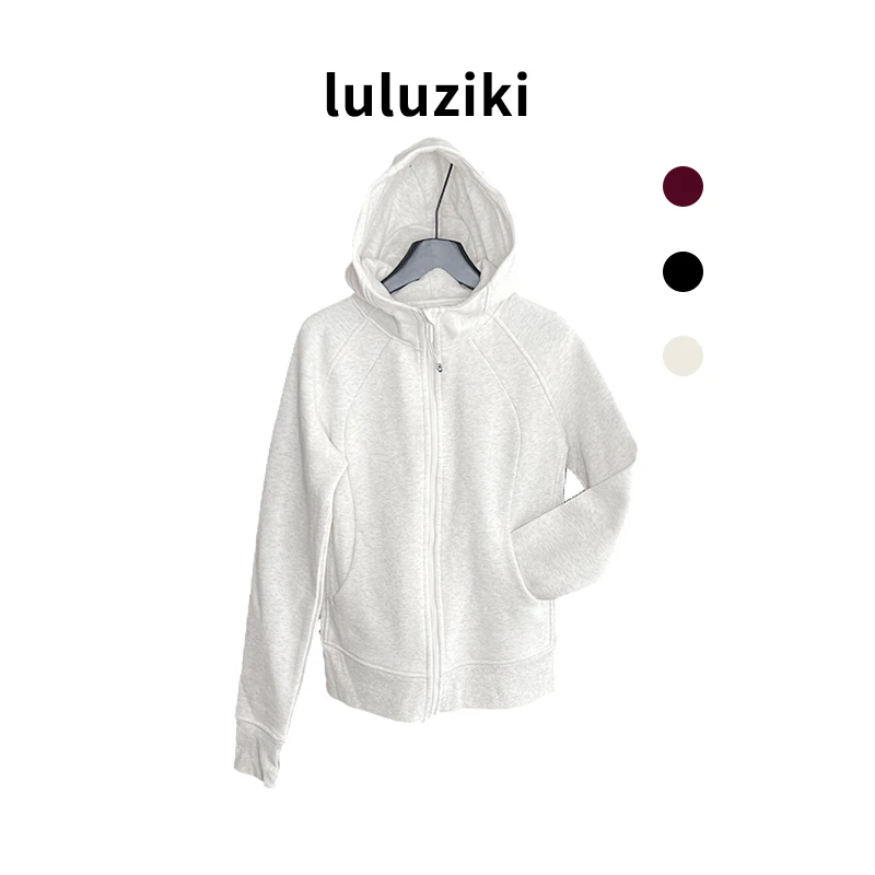 lulu同款卫衣连帽scuba 88809