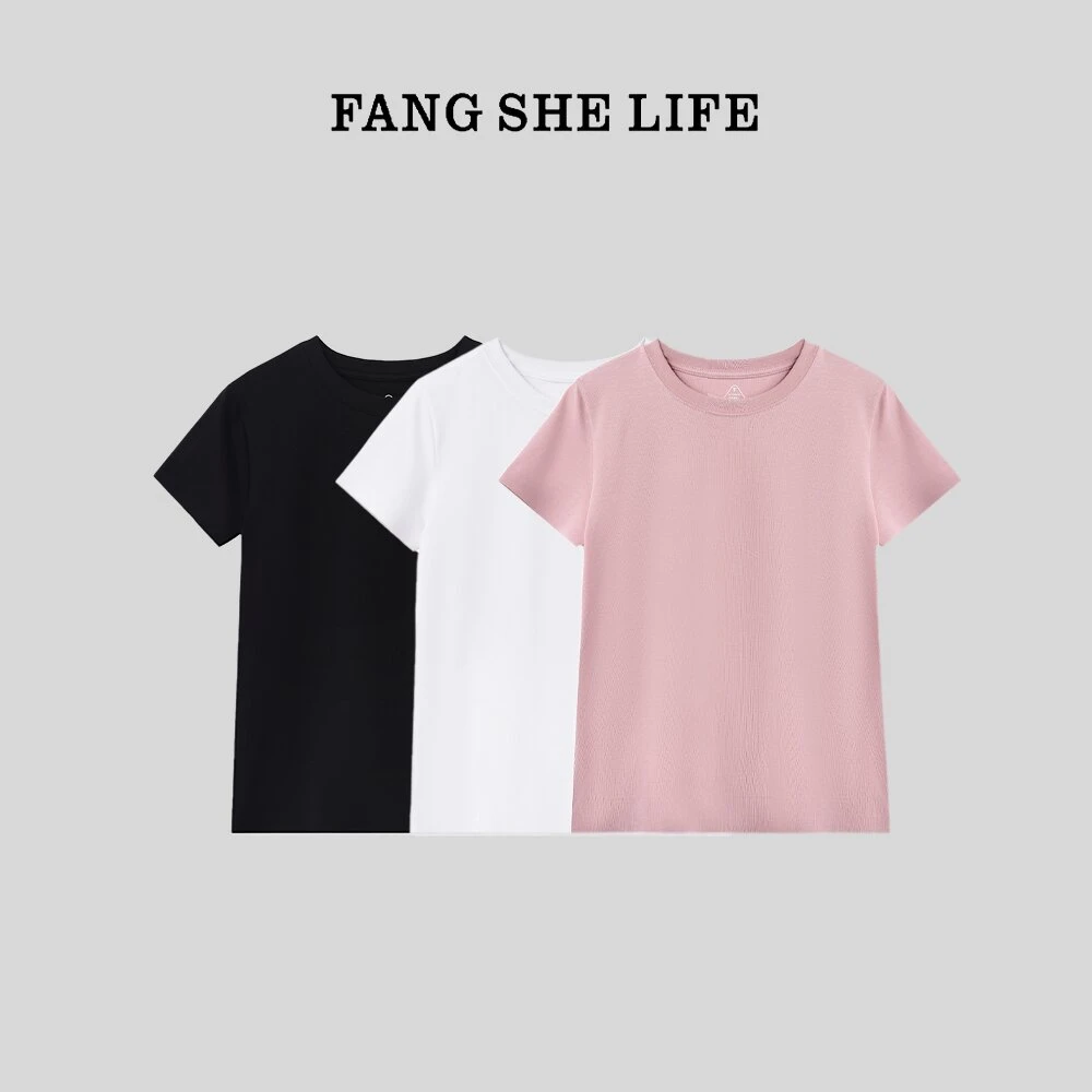 天竹棉短袖T桖夏季新款吸汗透气环保抑菌男女款