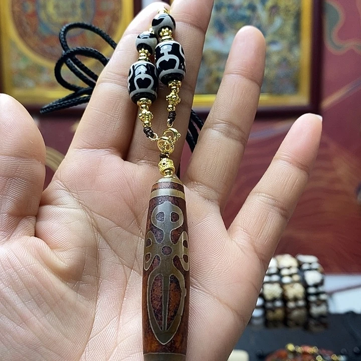 玛瑙/玉髓合金颈饰