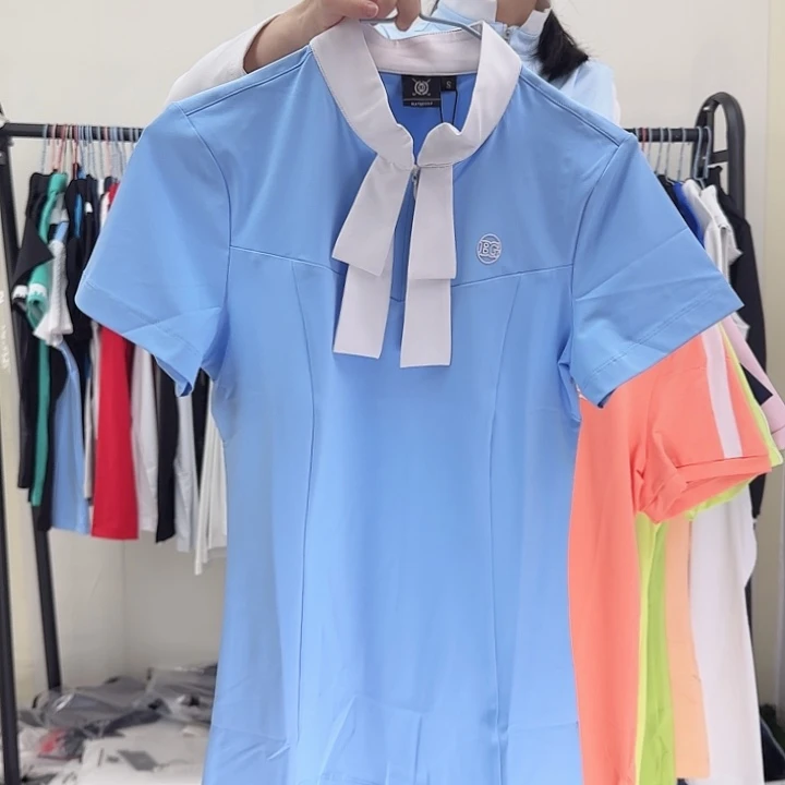 徐***妹高尔夫短袖，23015蓝色S