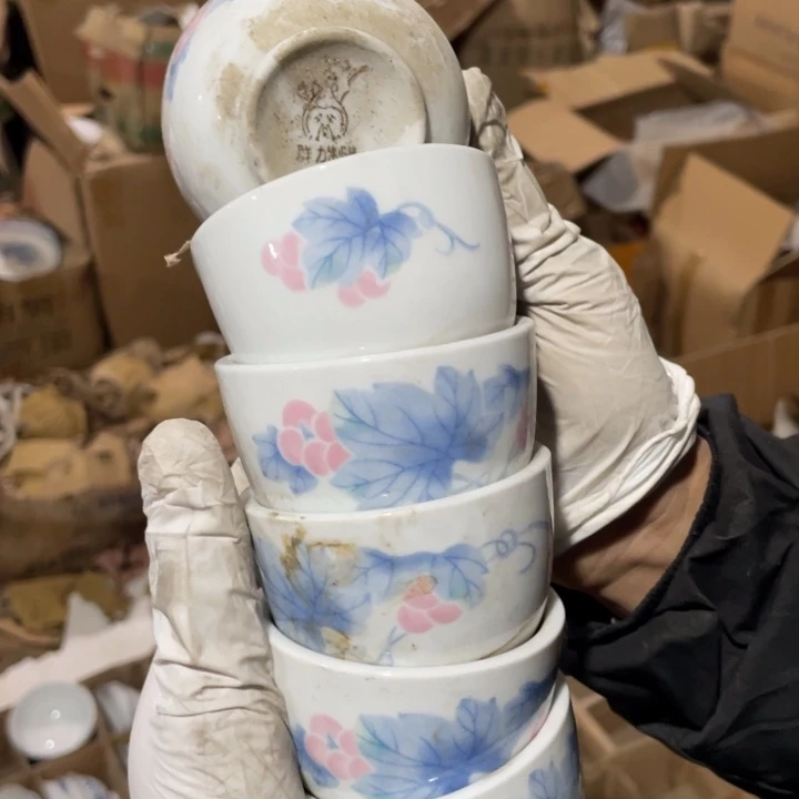 摆件陶瓷盘子碗都便宜6个