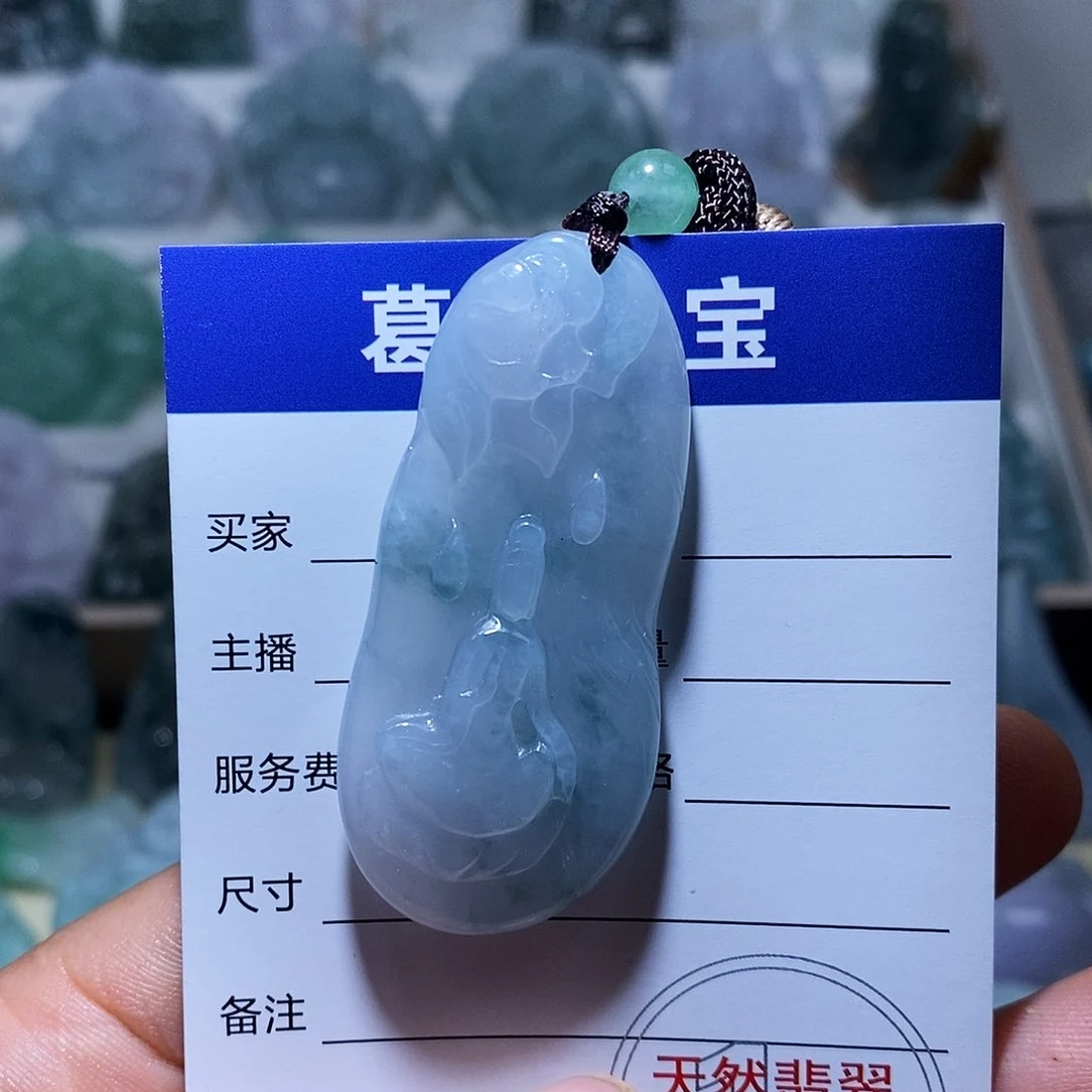翡翠颈饰未镶嵌翡翠16