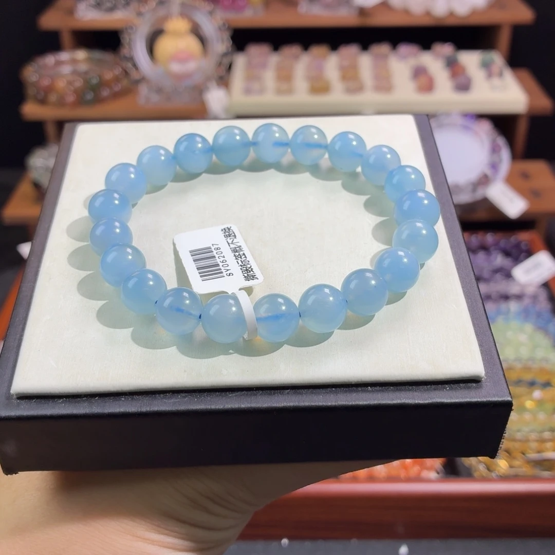 未镶嵌水晶手串8+蓝天白云海蓝宝