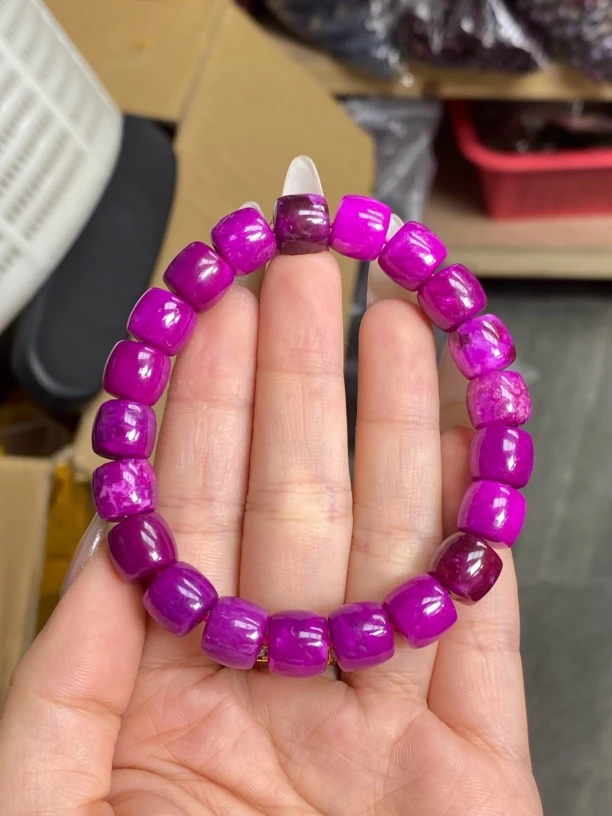 10mm泥地血舒直切精美手串-418