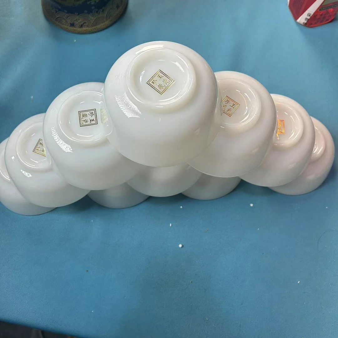 景德镇高温玉瓷碗十个