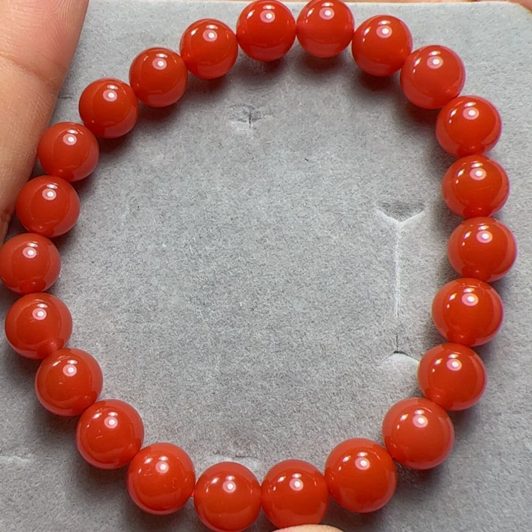 南红玛瑙手串未镶嵌