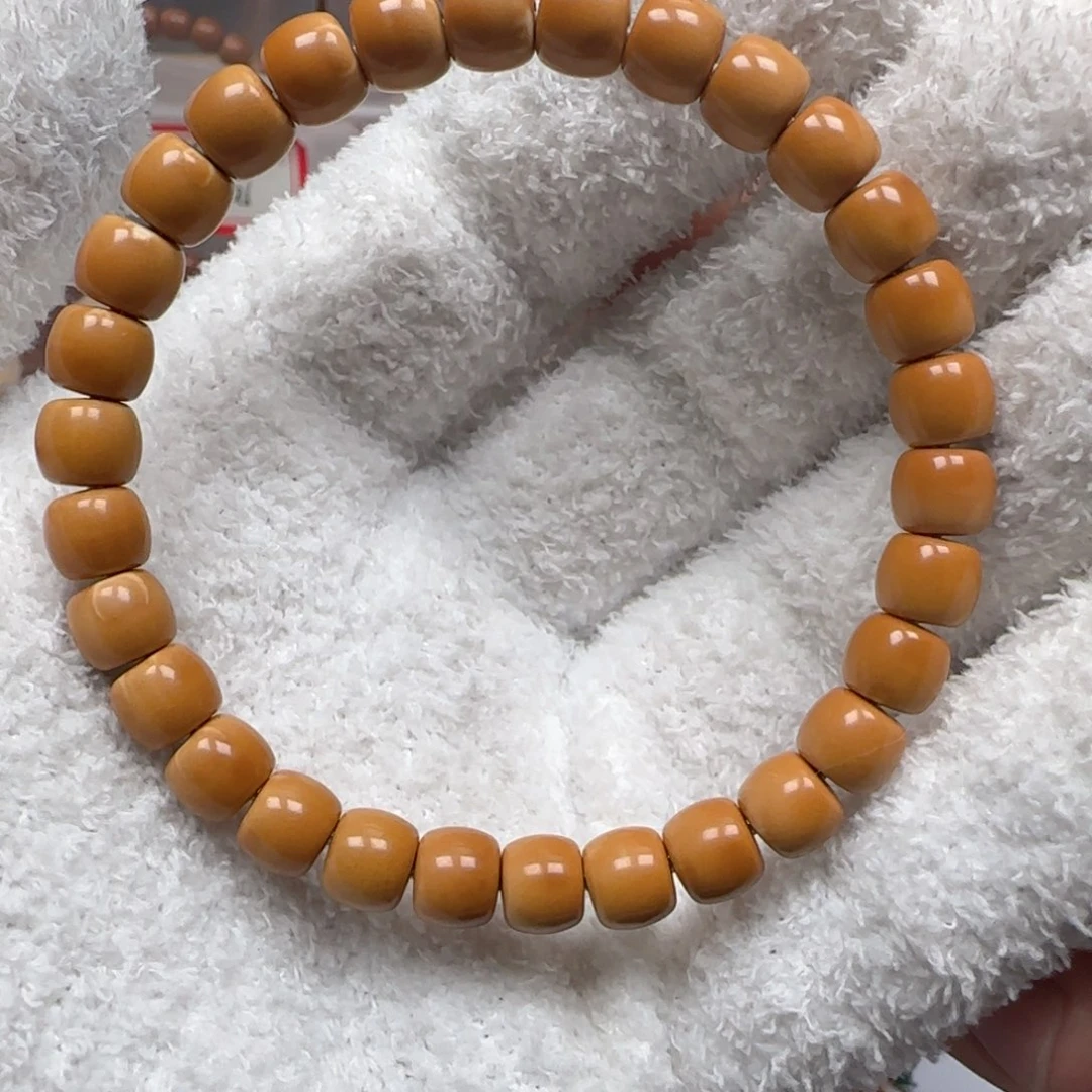 橄榄核吊坠老挝7.7mm三花单圈