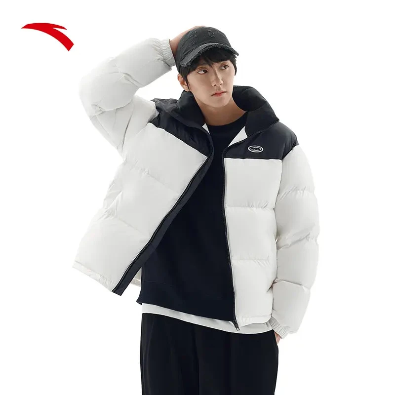 安踏长款羽绒服保暖无氟防泼水冬季爆款男女款休闲百搭中性羽绒服