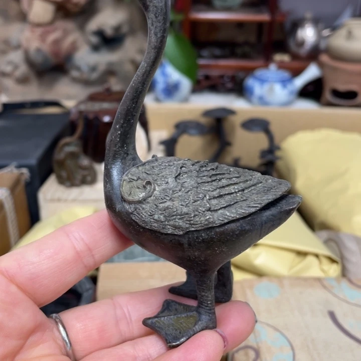 铜中古艺术品摆件