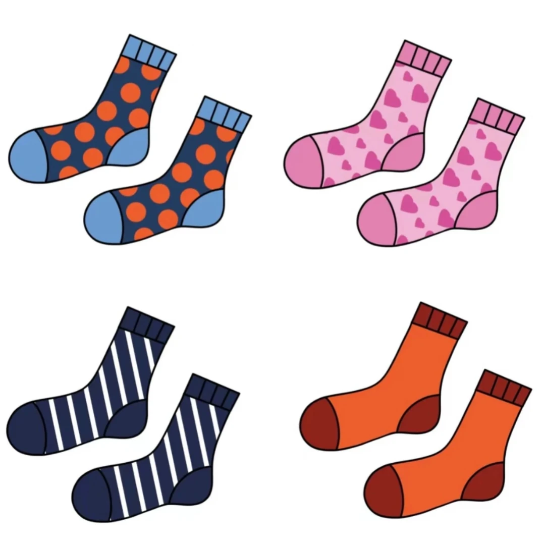 【001-099】集合 四季袜潮流款中筒防臭吸汗羊毛运动袜