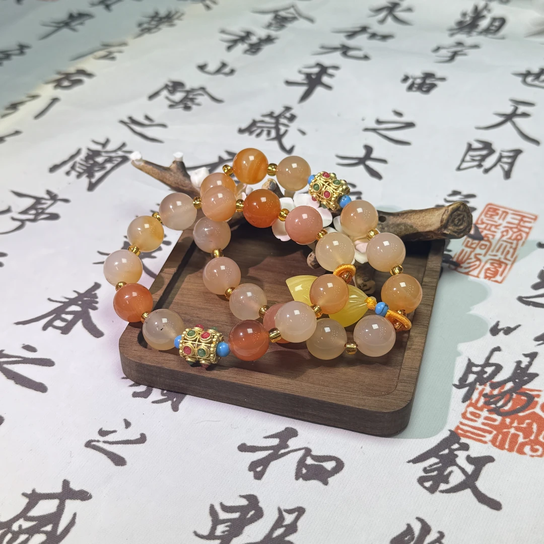 天然玛瑙手串卡12拍一发一多样性发其一