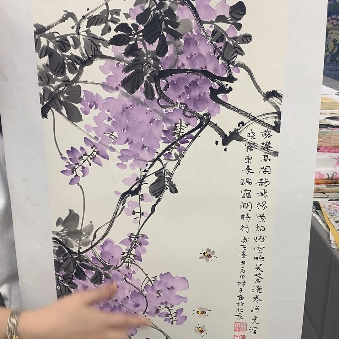 国画国画手绘作品