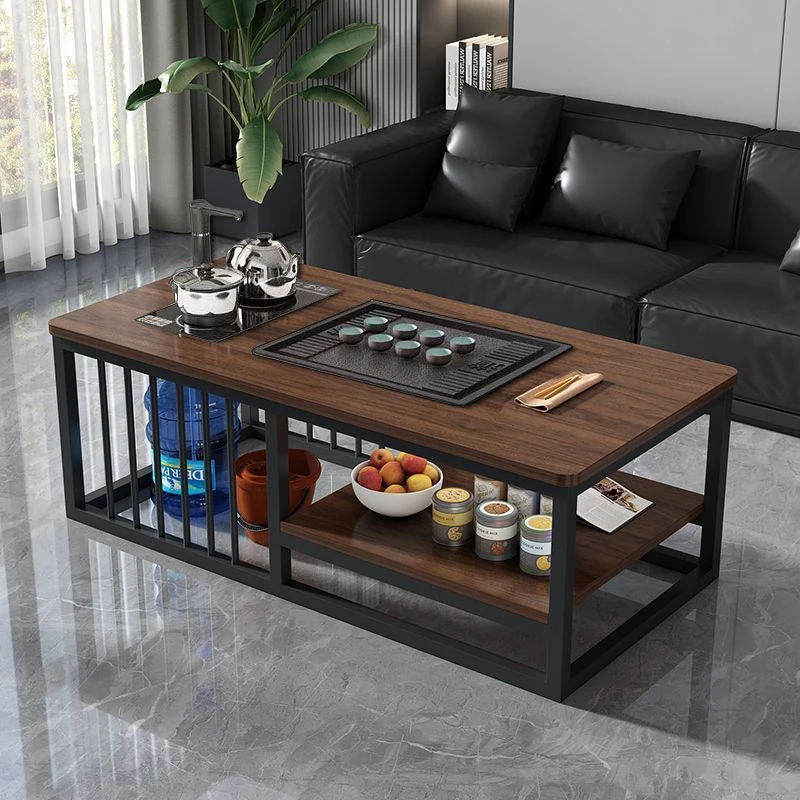 简约功夫茶几办公室中式茶桌小户型茶台客厅家用全自自动轻奢阳台