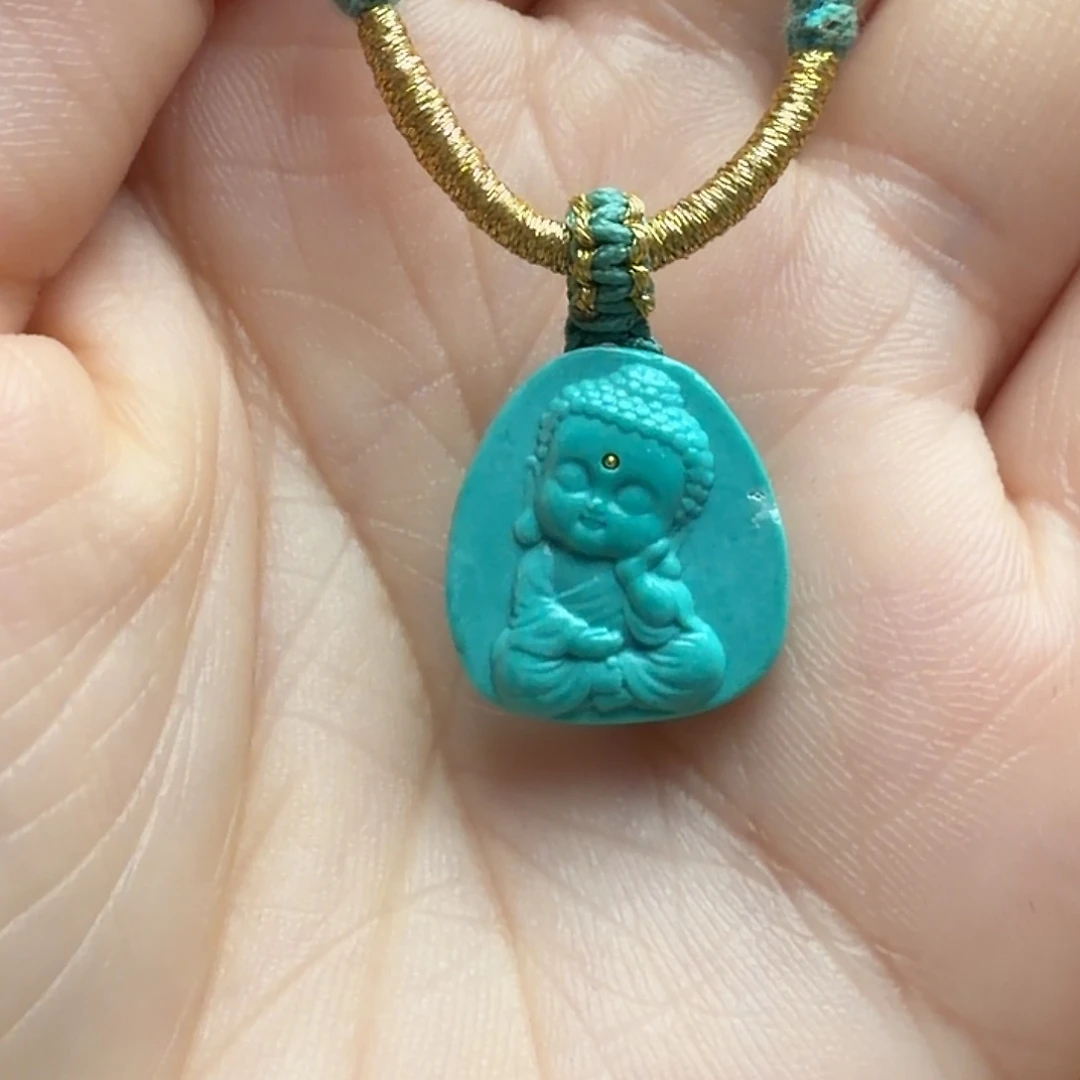 绿松石未镶嵌颈饰