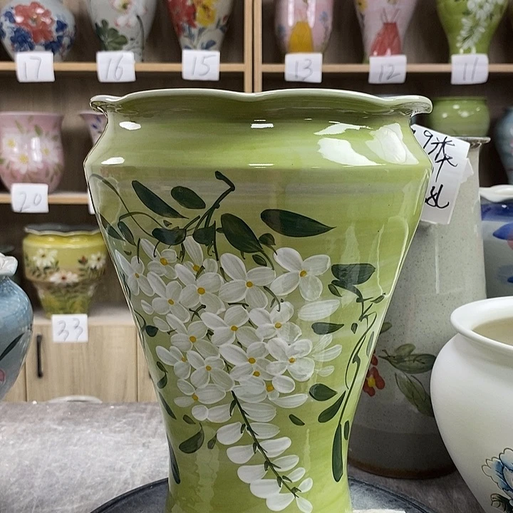 罐12zp景德镇陶瓷花盆