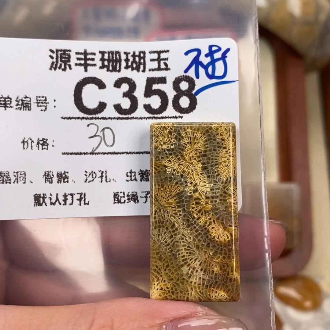 硅化玉颈饰未镶嵌桒*