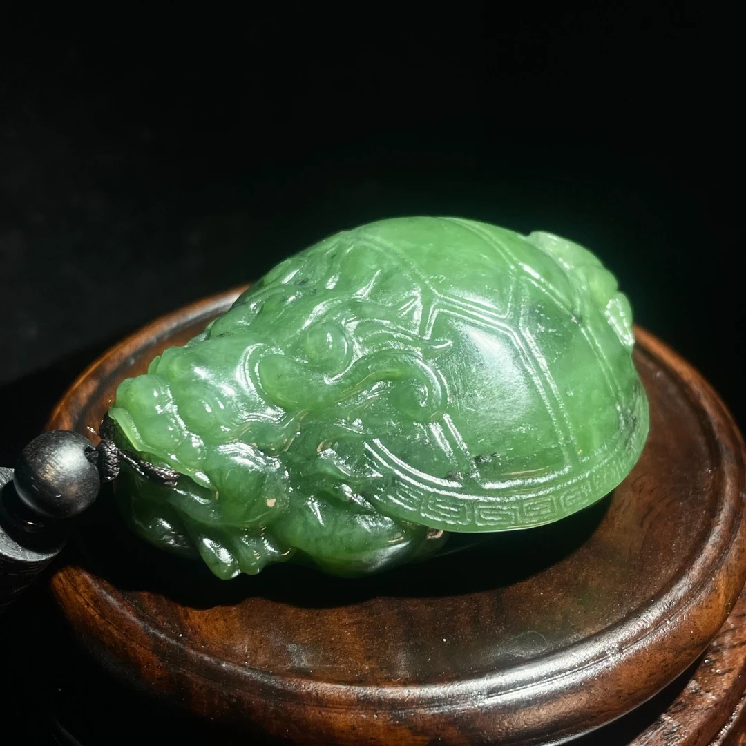 A27-和田碧玉龙尊 和田玉