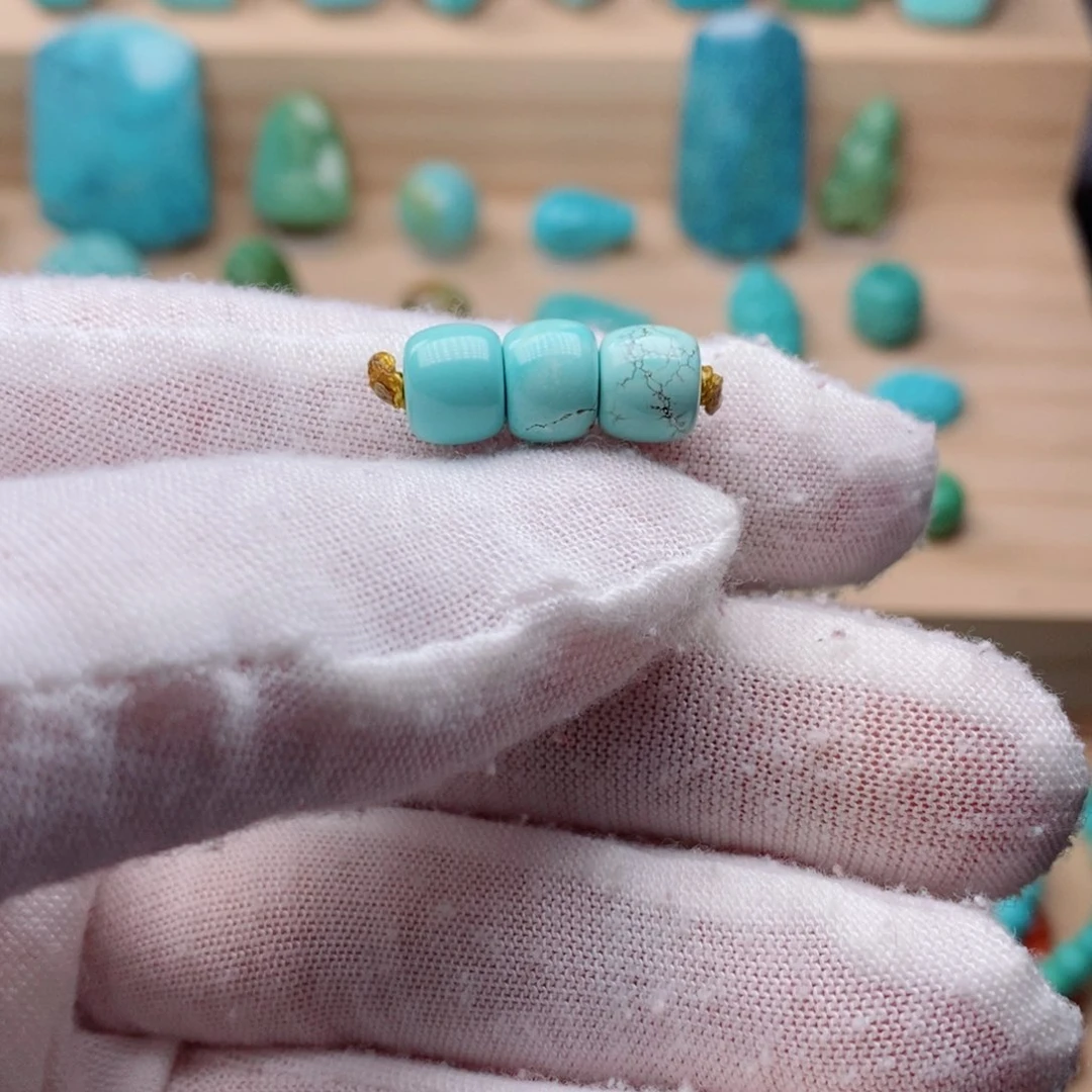 绿松石未镶嵌挂件