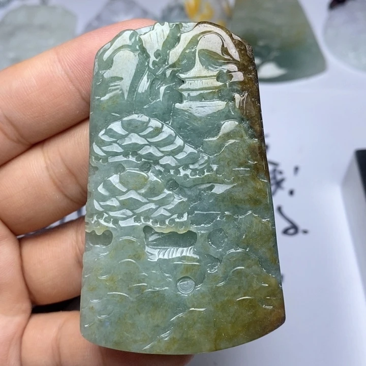 颈饰未镶嵌翡翠翡翠