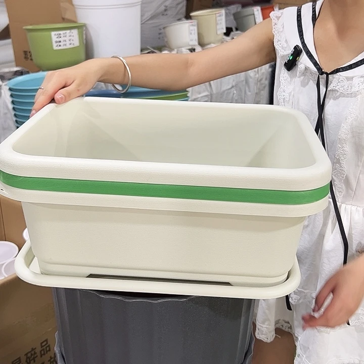 小菜盆长38宽28高14.5混色3支带托