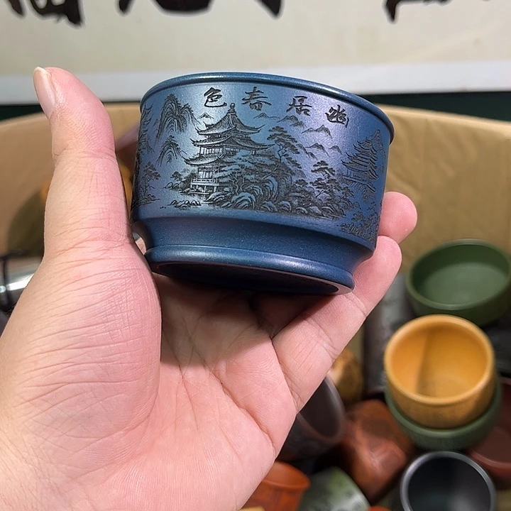 茶杯紫砂全手工紫砂主人杯