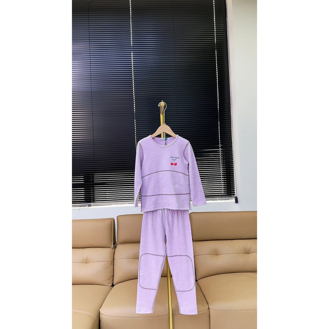 猫-人-十月妈咪-迪士尼-【女款童装】德绒磨毛保暖套装【110-180】105