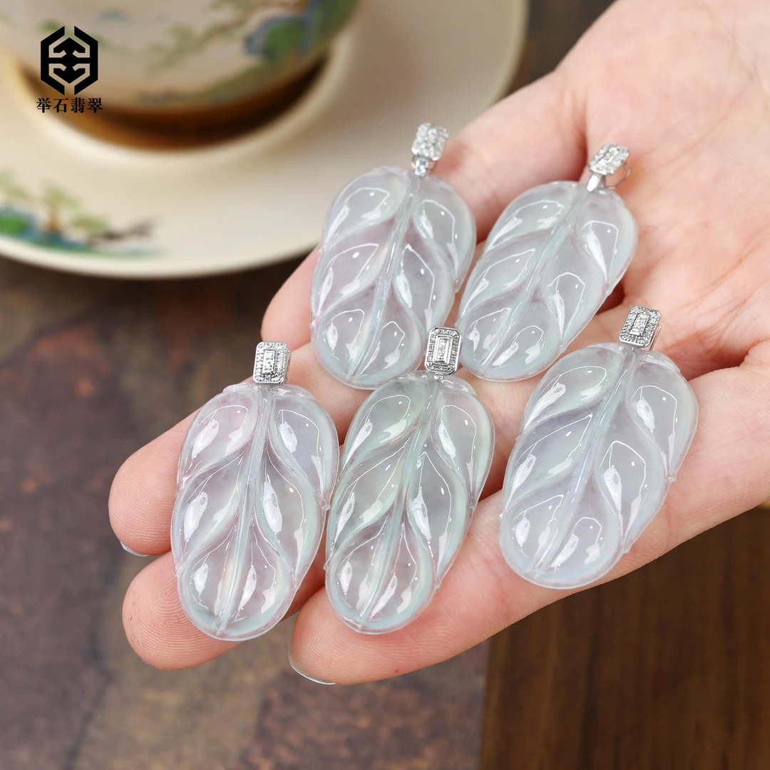 【举石臻品】TH0307-512-156翡翠吊坠18k（一件/多样性发）F