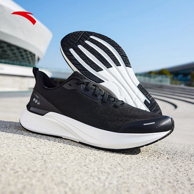 安踏氢跑7丨夏季休闲网面透气轻便跑步减震运动鞋112525541-ZB