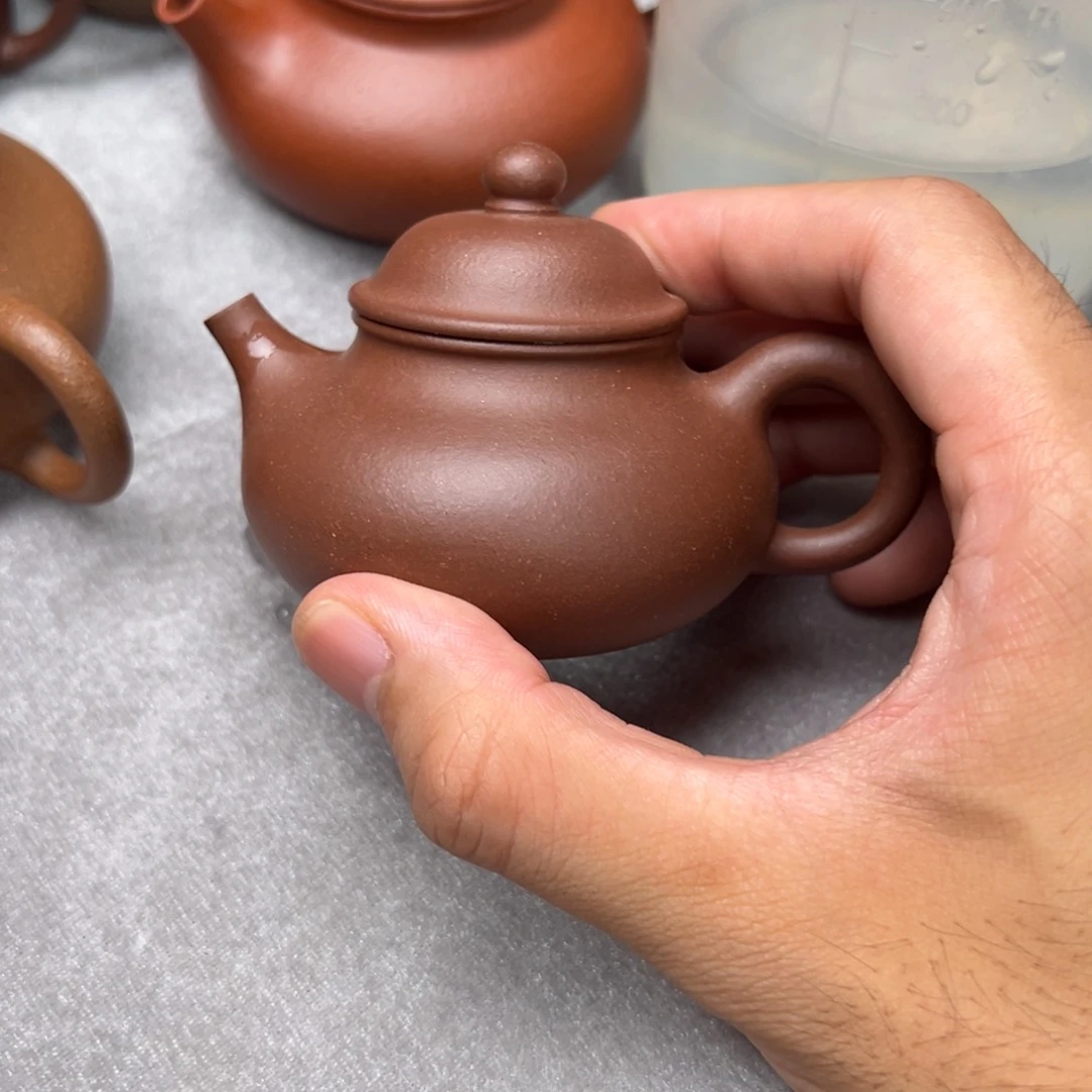 茶壶紫砂底槽清容天100cc