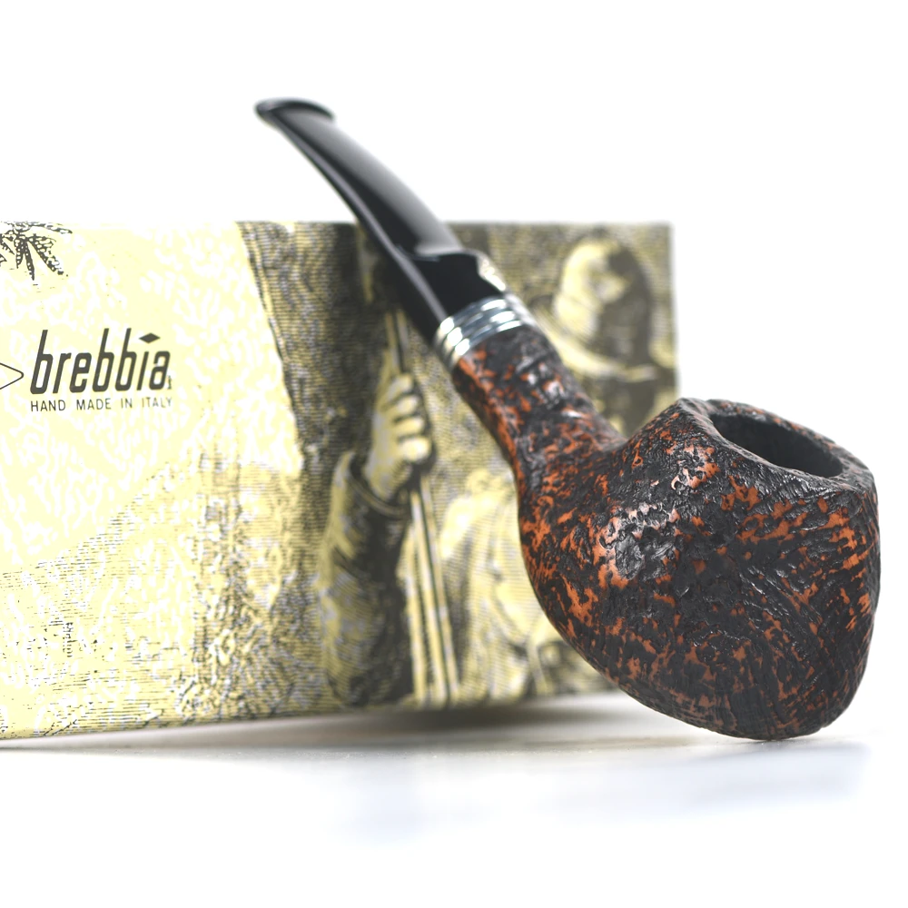 意大利进口Brebbia MPB NICO SABBIATA系列喷砂石楠木烟斗