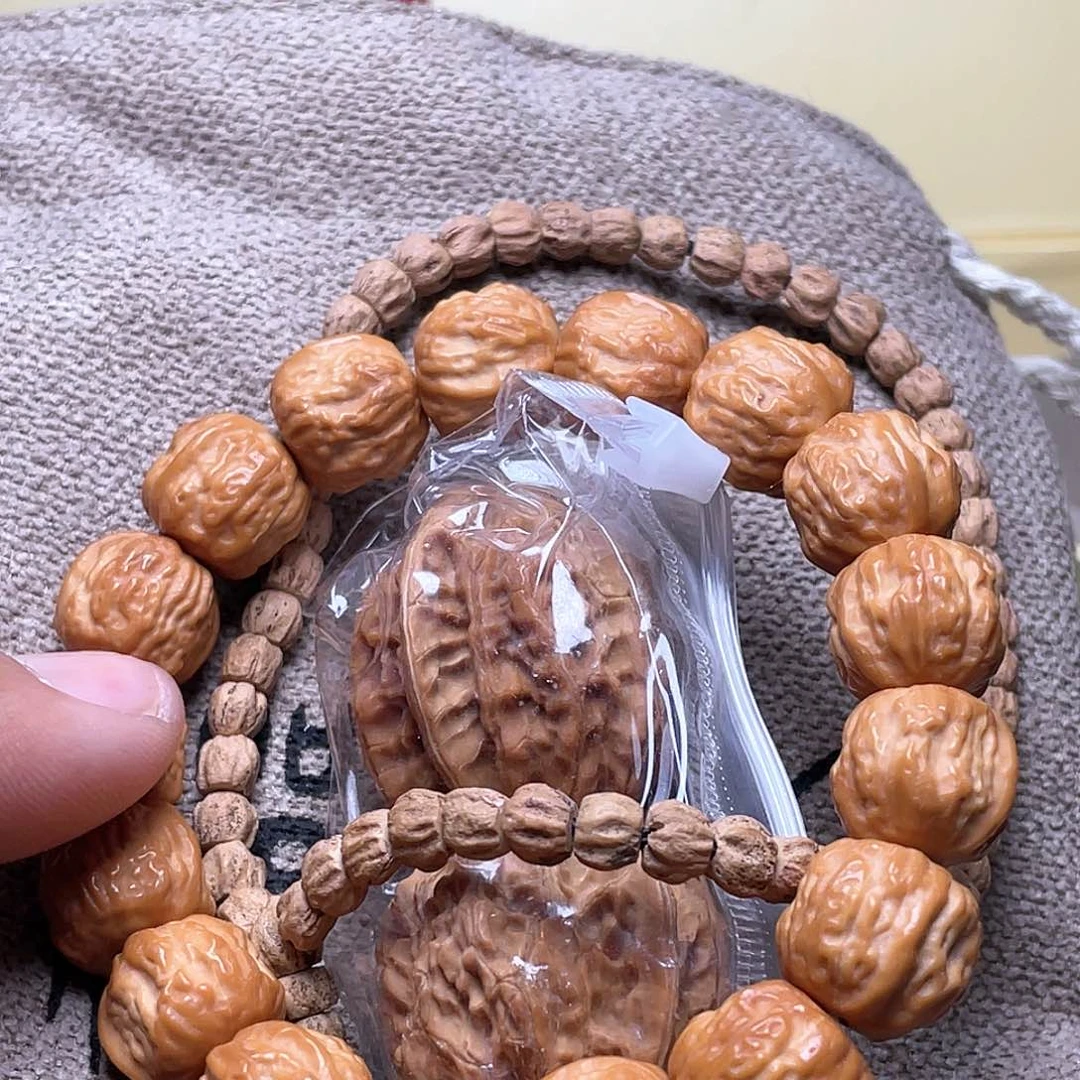 【闪购商品】猴头核桃手串蛤蟆头15