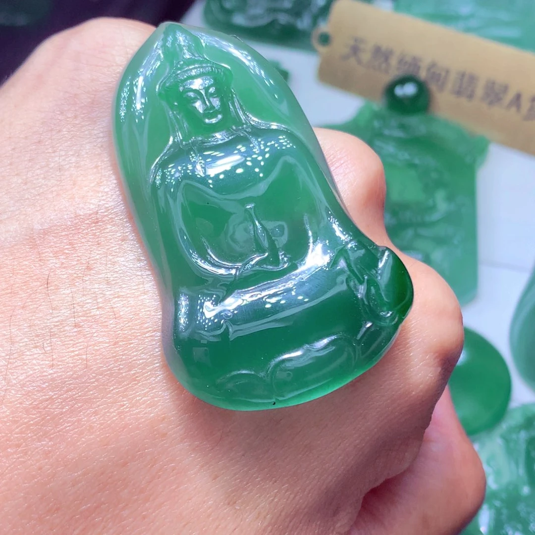 午***光定制翡翠未镶嵌天然