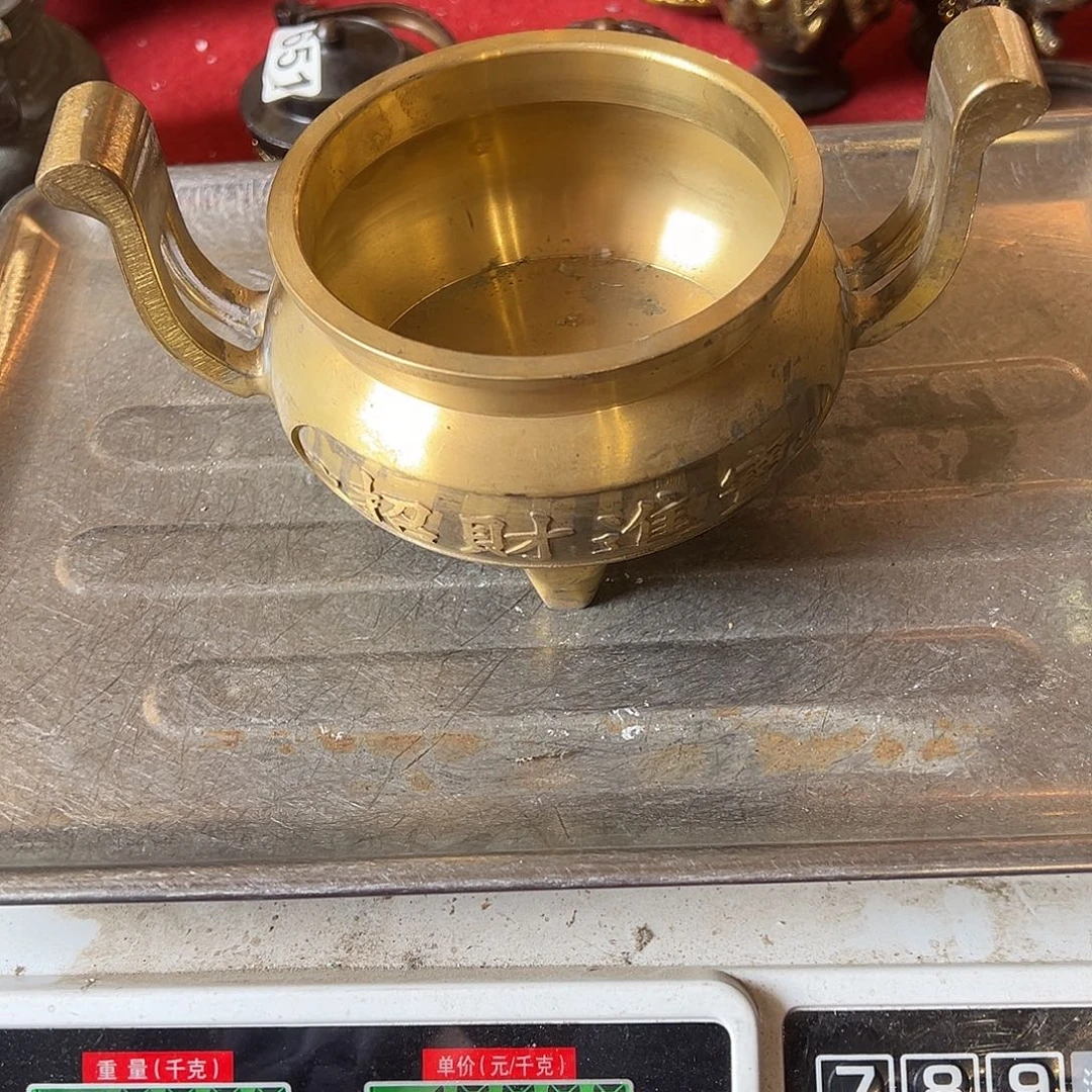 黄铜摆件，文房摆件