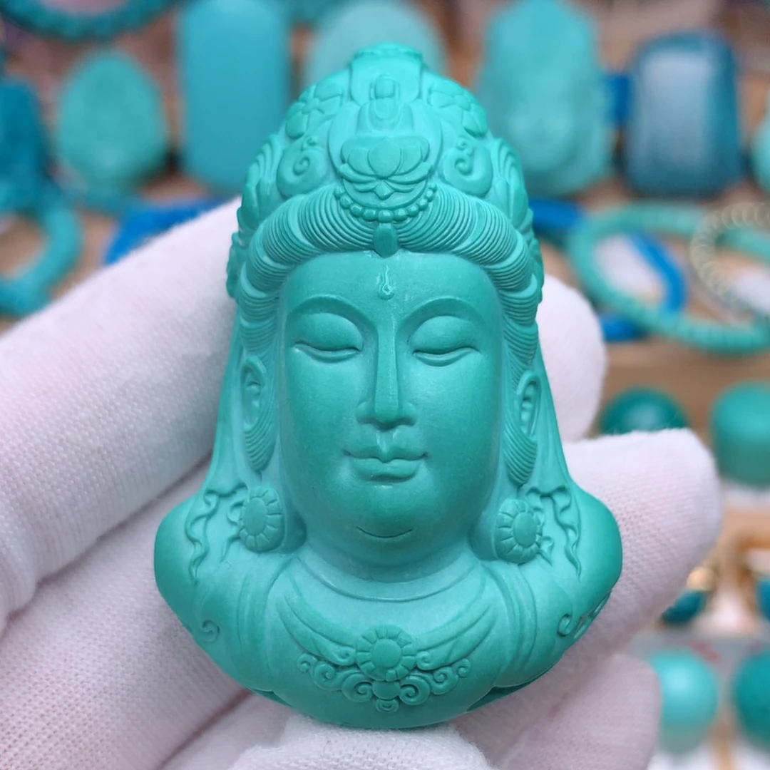 未镶嵌绿松石珠宝奇石