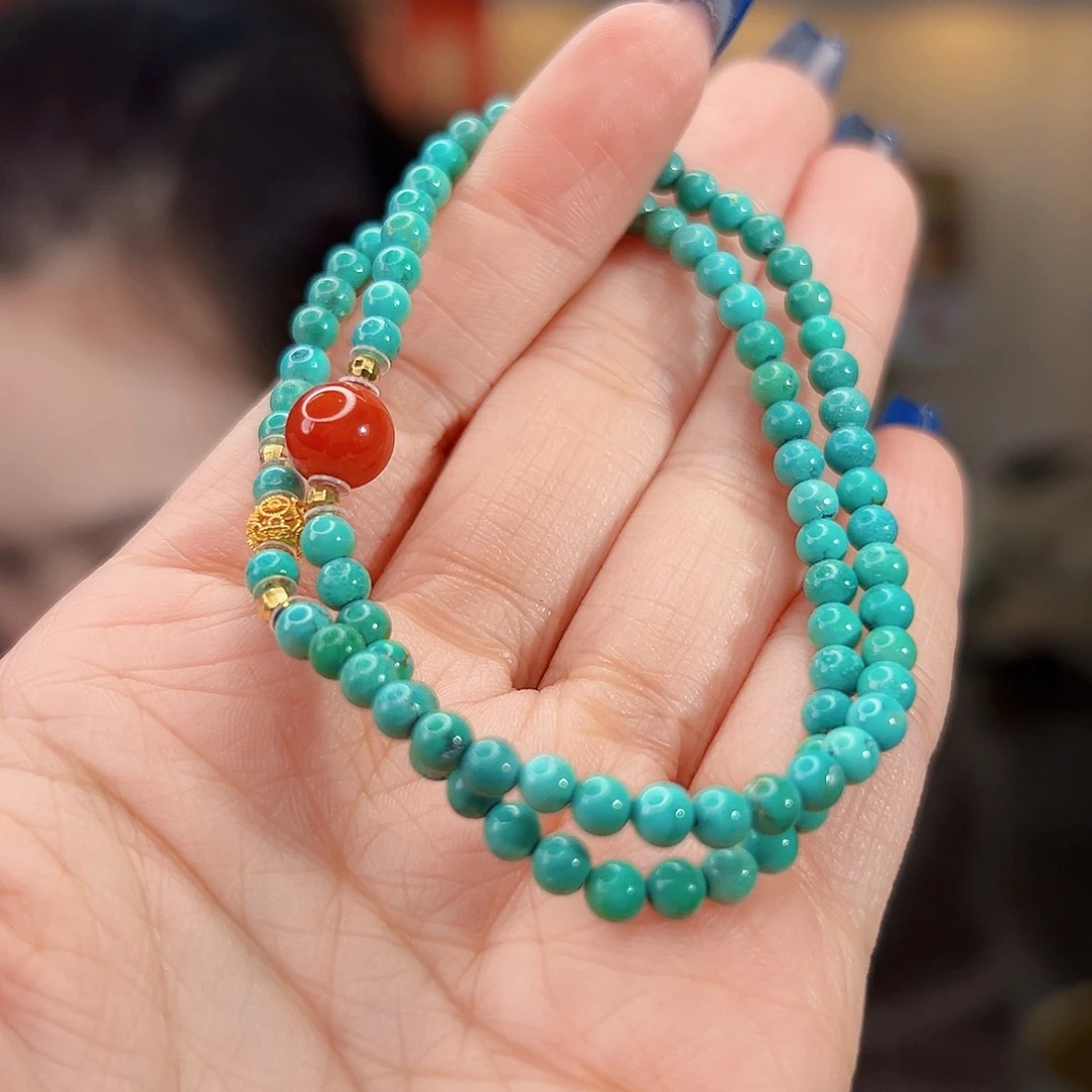 绿松石未镶嵌珠宝奇石多样性发一件